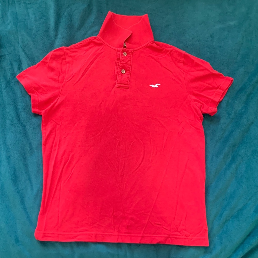 Hollister Men Stretch Polo